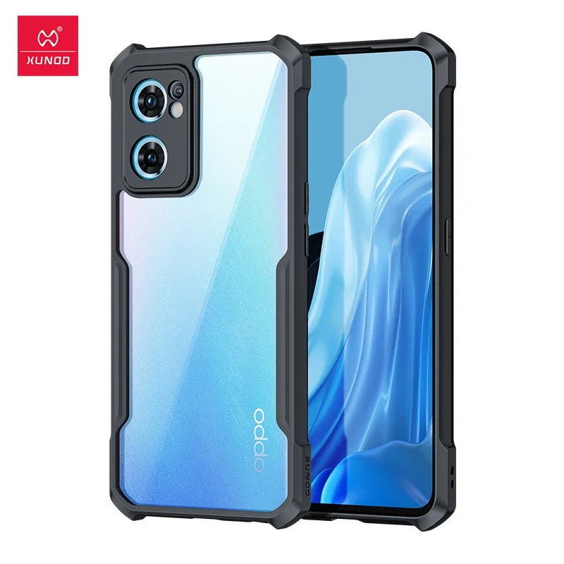 

For OPPO Reno 7 Pro 5G Case Xundd Airbags Shockproof PC+TPU Bumper Case Transparant Back Cover