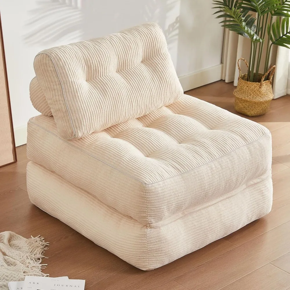 

Folding Chair Bed, Futon Sofa, Floor Couch for Adults Chair for Living Room, Lounge Sofa, Convertible Sofa Bed, Small Couches