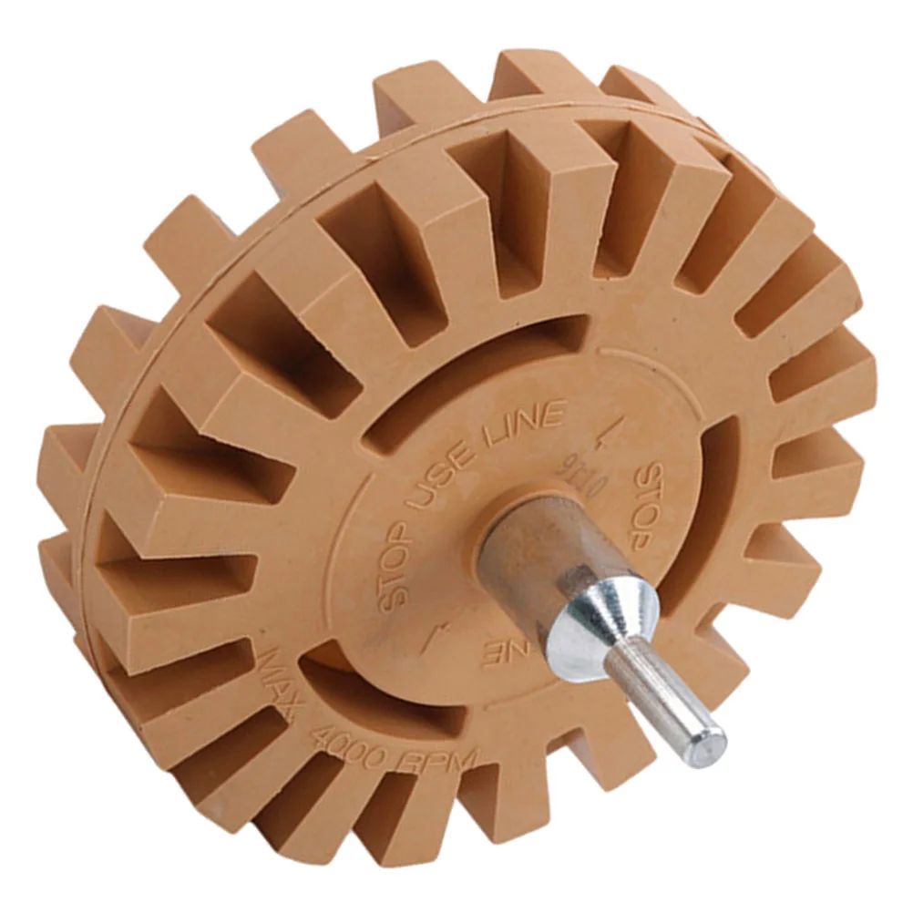 Ruota di gomma Dispositivo di rimozione decalcomania in gomma da 4 pollici Dispositivo di rimozione adesivo efficiente per adesivi in vinile per auto Forniture per dettagli auto