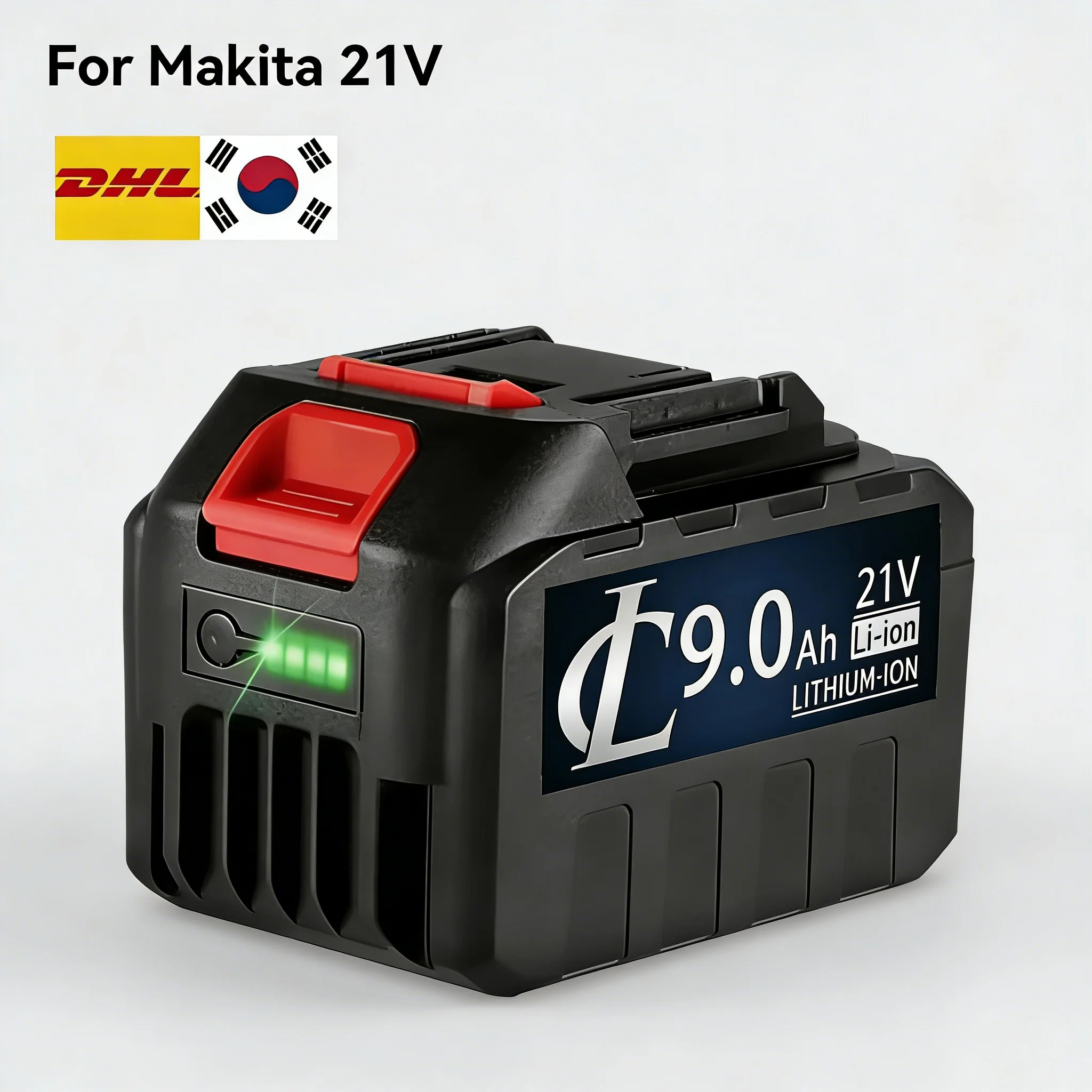21V 9000mAh 5S3P Li-ion Battery For Makita  High Capacity Fast Charge Safety Certified Cordless Drill/Driver Tools