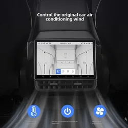 4G+64G 8.66inch Rear Entertainment Screen Android Instrument Display For Tesla Back row Model 3 Y Wireless Carplay Andriod Auto