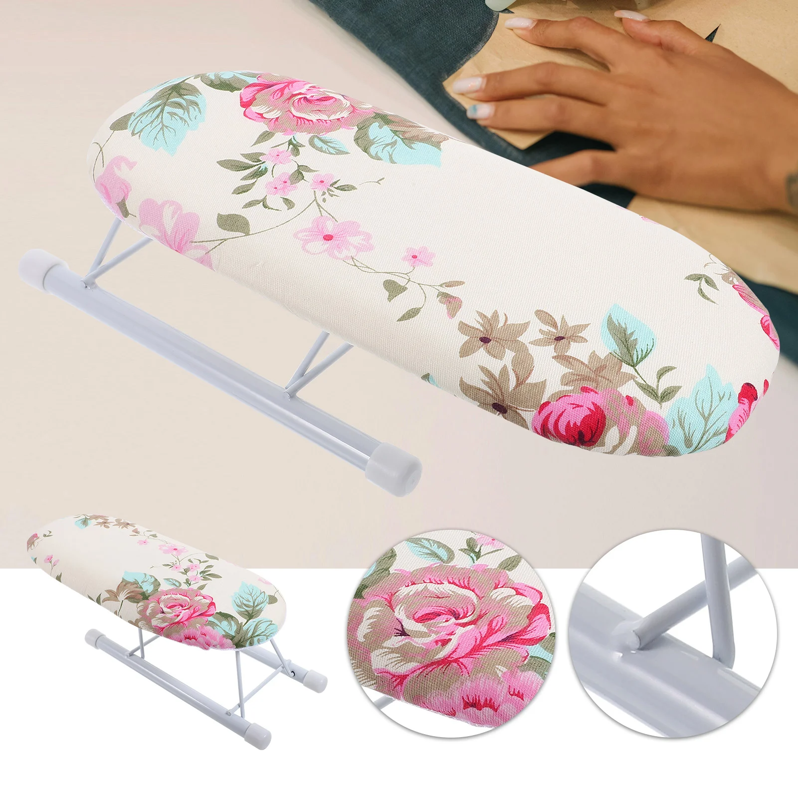 Ironing Board Folding Table Clothes Rack Mini Stool Small Portable Mat Household