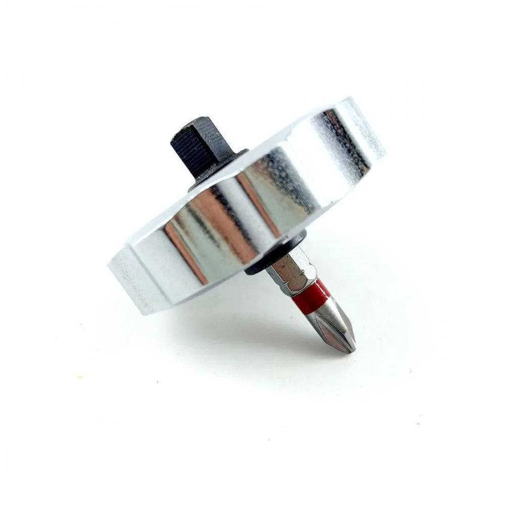 Mini chave de catraca 2 em 1 com cabeça dupla para fixação e afrouxamento perfeita para soquetes de unidade de 1/4 polegadas ou 1/2 polegadas ou 3/8 polegadas