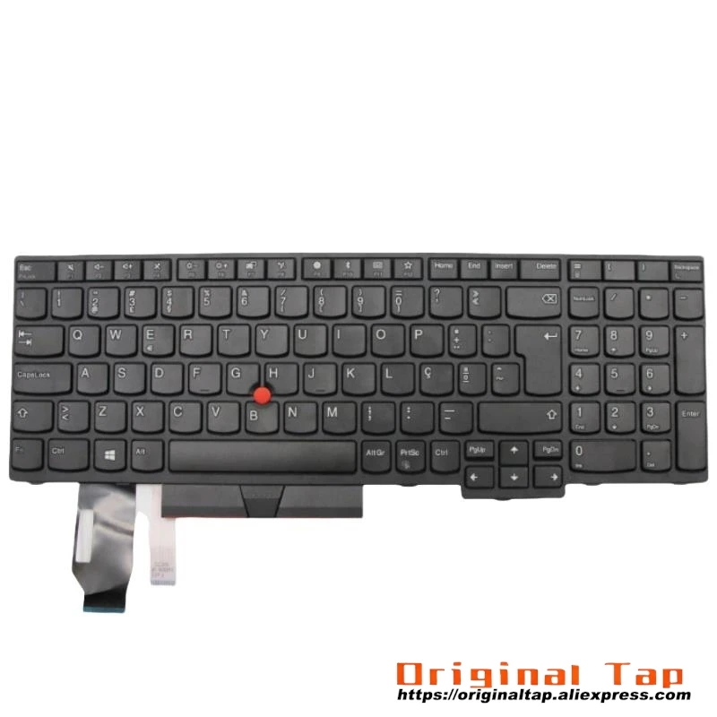 PT Portuguese Keyboard for Lenovo Thinkpad E595 E580 E585 E590 T590 P53S L580 L590 P52 P72 P53 P73 01YP661 01YP581 01YP741