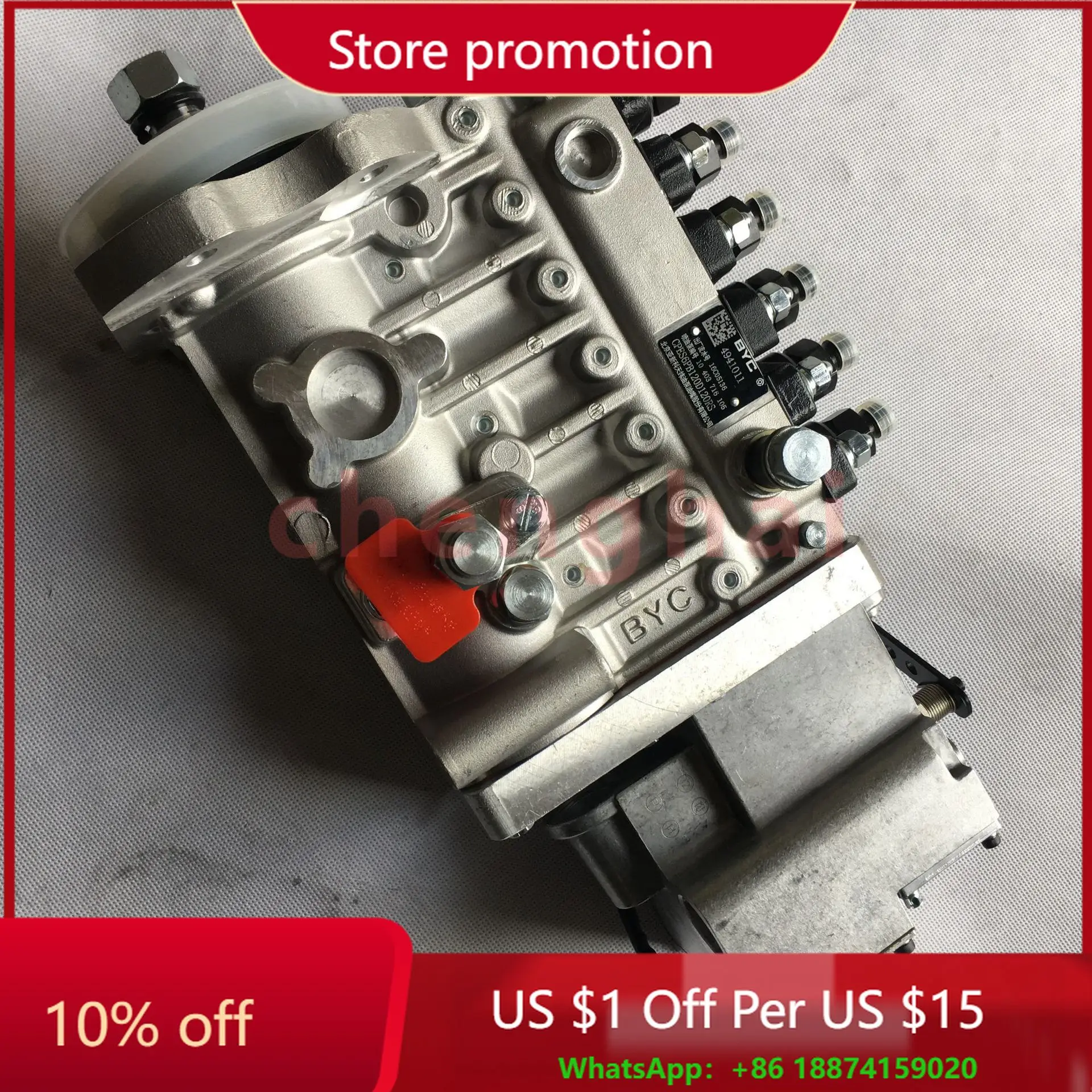 

Original Fuel Pump 4BT 3937404 3090942 Cummins Truck Engine 6BT Fuel Pump PT Injection Pump 5262710