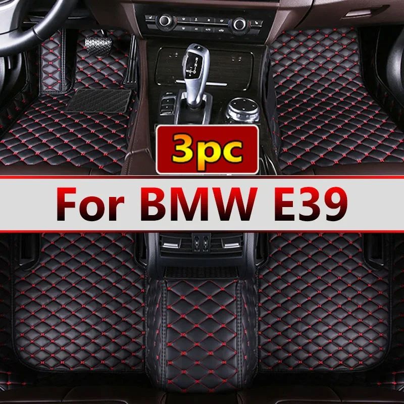 Car Floor Mats For BMW E39 1995-2004 DropShipping Center Auto Interior Accessories 100% Fit Leather Carpets Rugs Foot Pads