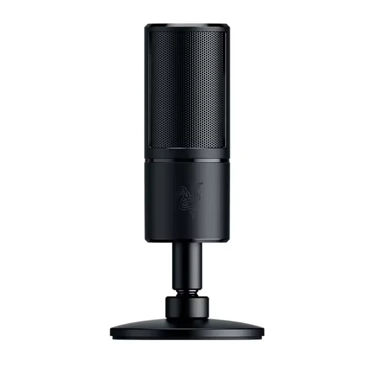

Razer Seiren X Проводной цифровой вещательный звук Подставка для живой программы Конференц-микрофон Пение USB Профессиональный игровой студийный микрофон