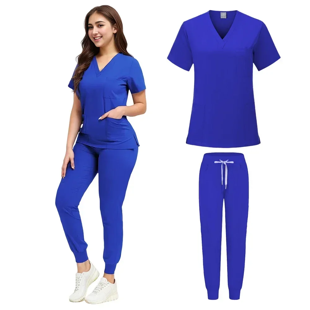 Uniformes de soins infirmiers pour femmes et hommes, ensemble d'anesthésiste, pantalon de jogging Y, tissu fin, salle d'opération, vêtements de travail pour médecin