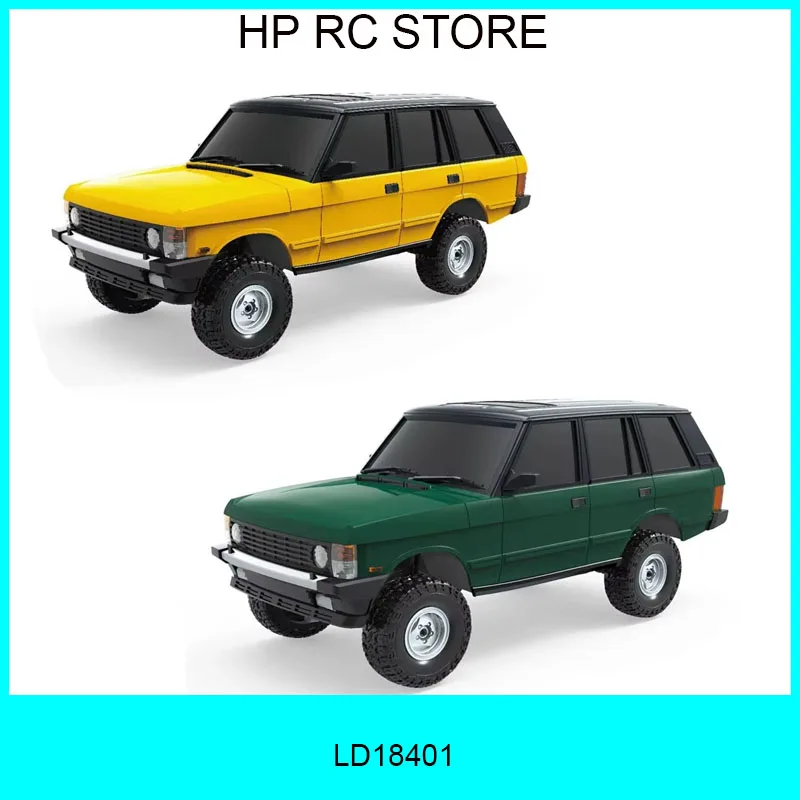 

LDRC 1/18 Scale LD18401 RC Off-Road Climbing Car - Simulation Range Rover Model, 4WD, Kids Toy Car
