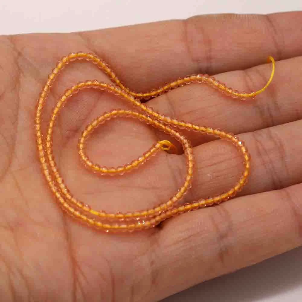 1 Stück natürliche Spinell-Perlen, 2–3 mm, facettierte lose Perlen, natürliche Stein-Abstandshalter-Perlen für die Herstellung von DIY-Armbändern, Halsketten und Schmuck. – Detail 12