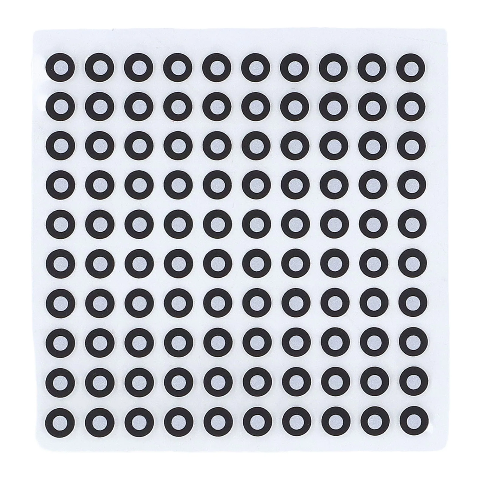 

10 Sheets 3D Scanning Marker Dots Diffuse Reflection Reference Points Optical Tracking Locating Stickers 3mm ID 6mm OD