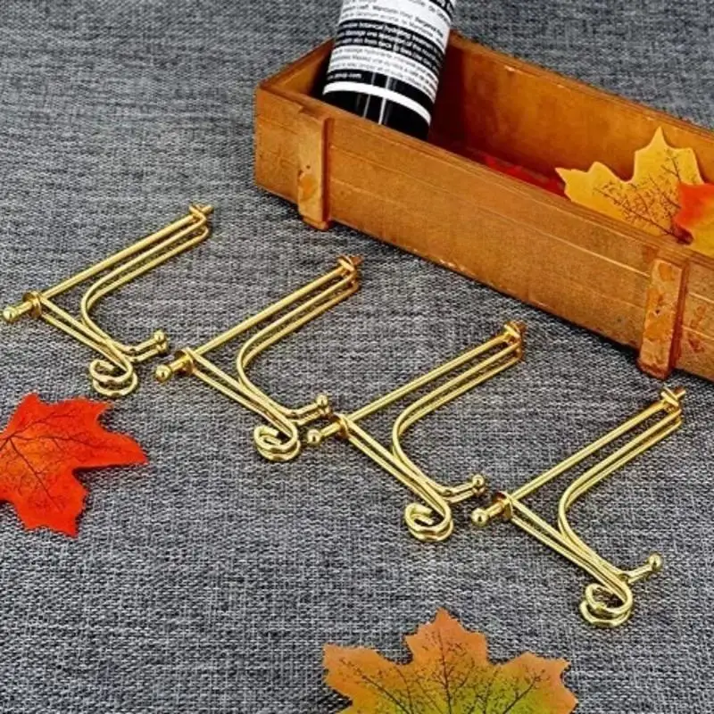1Pcs 4/5/6/7/8/10inch Metal Easel Rack Durable Foldable Plate Stands Iron Solid Display Stand Vinyl Table Top Display