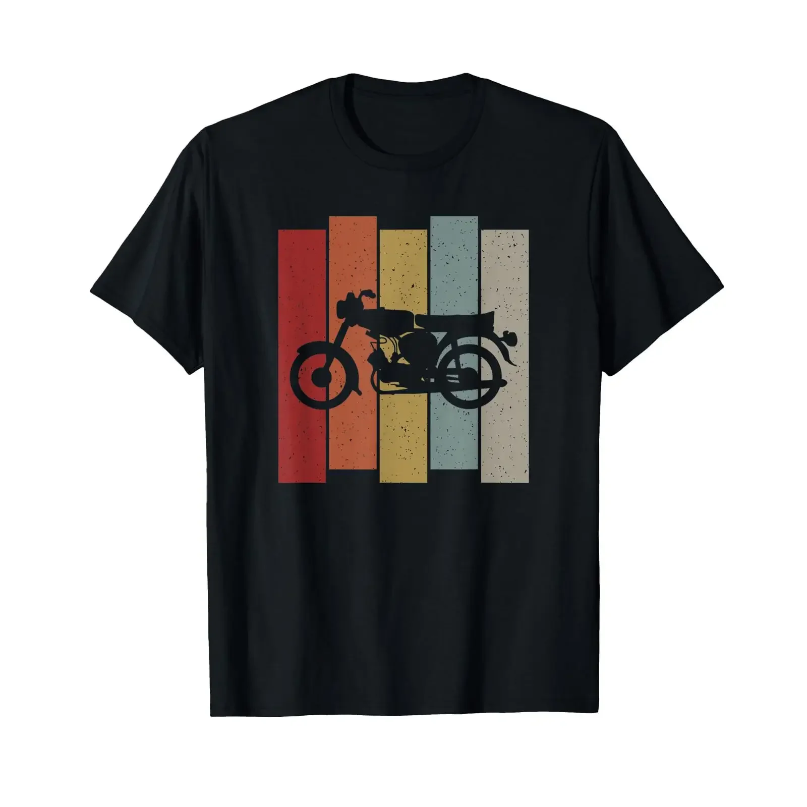 Camiseta Retro Simsonfahrer Schwalbe S51 East GDR Ossi Vintage Moped, negra, estilo vintage, lavada, para uso diario, suave y ligeramente elástica.