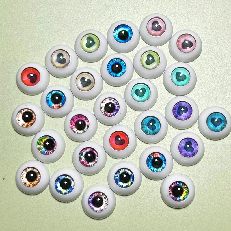 Ojos de juguete de felpa de animales, accesorios de Ojos de muñeca, BJD globo ocular, 12mm/14mm, 2 pares