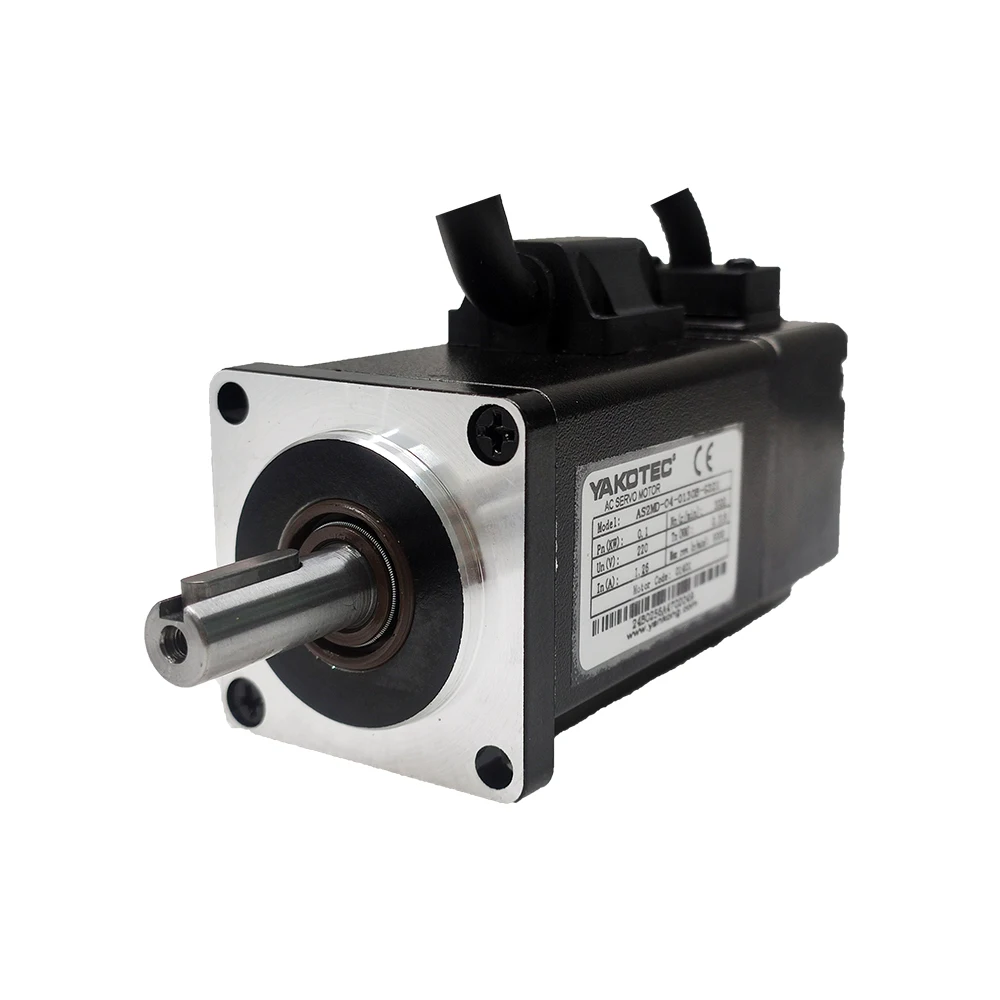 New and original YAKO AS2MD-04-0130B-G321 Servo Motor 220VAC 100W 3000rpm