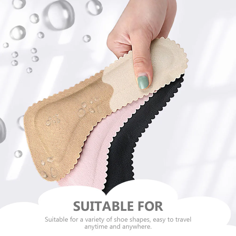 

Seven-point High Heel Sandal Insoles Women's Invisible Shoe Inserts Self-adhesive Breathable Comfortable Elastic Fit All