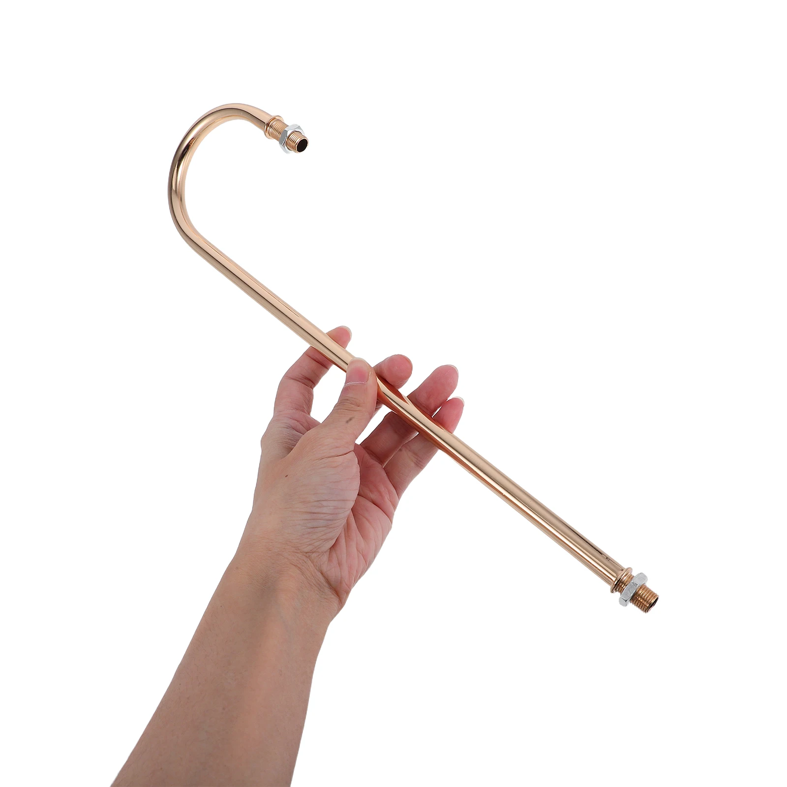 

Diy Table Lamp Hardware Accessories Curved Stem Repair Kit Golden Desk Bedside Adjustable Replacement Threaded Rod Parts