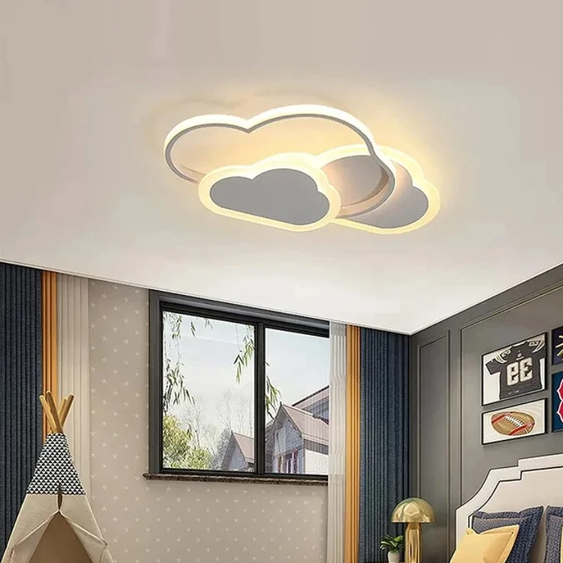 Plafonnier, plafonnier LED créatif 32w avec télécommande variable 3000-6500k 2800lm, éclairage de dessin animé pour salon