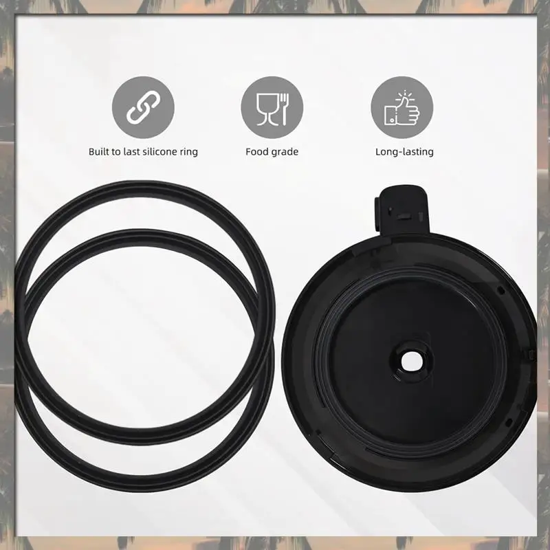 

A60T New Creami Lid Replacement For Ninja NC299AMZ/NC301/NC300/NC201/NC101 Series Ice Cream Maker Accessories