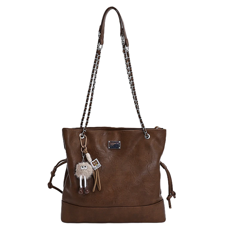 

Высококачественная минималистичная кожаная мини-сумка-клатч для женщин с модным буквенным логотипом и винтажным модным стилем