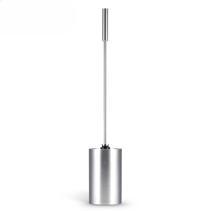 European Toilet Brush Set 304 Stainless Steel Extended Handle Toilet Brush with Base Cleaning Toilet Brush