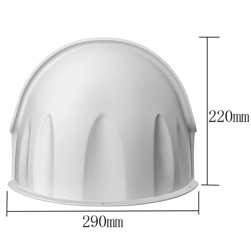 CCTV Dome Camera Rain Sun Shade Cover, Anti-Glare Weather Shield with Side Mount Bracket view 4