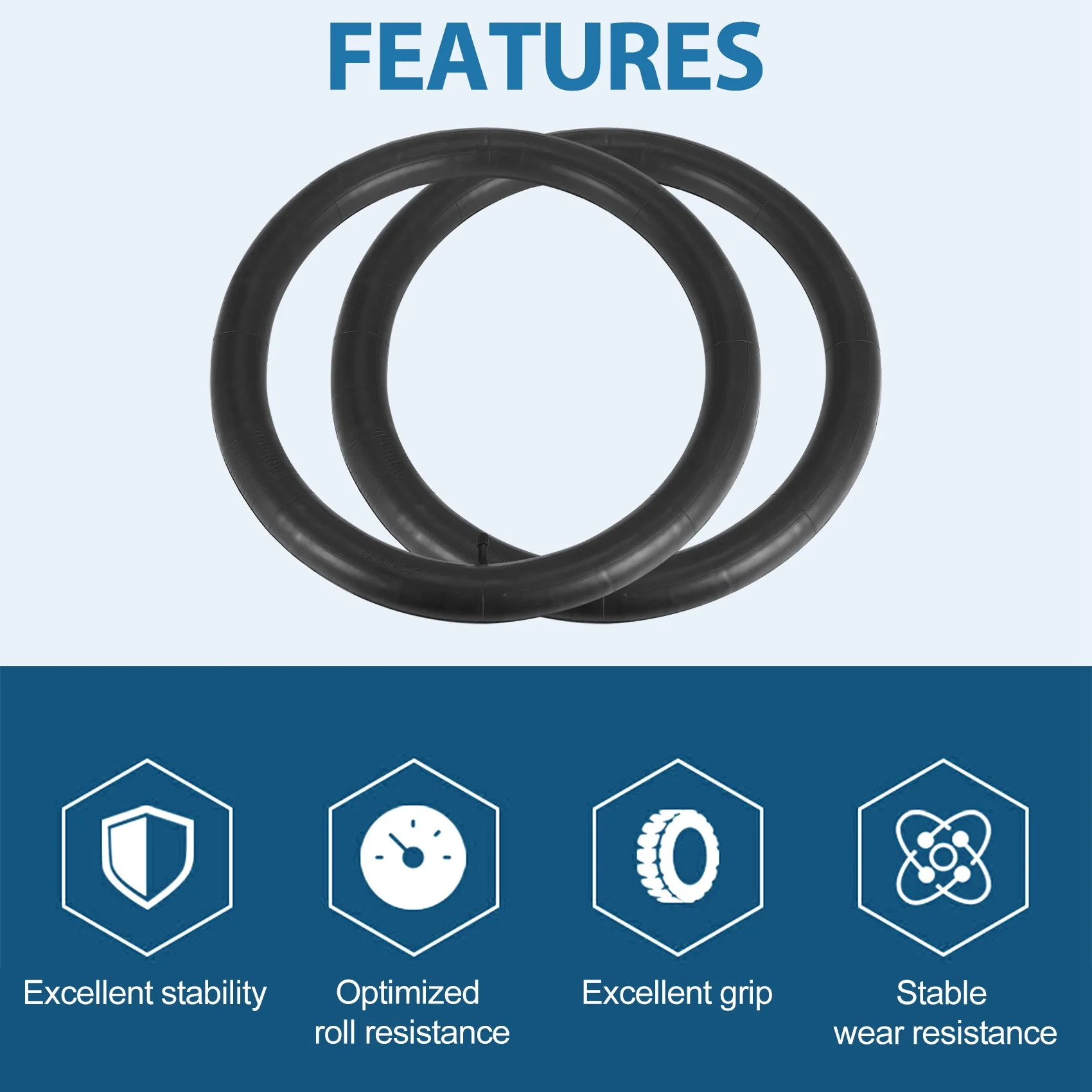 AA75-2 Opakowanie Dętek Rowerowych MTB 20 X 3.0 32Mm Zawór Schrader 20 Calowe Dętki Rowerowe Dętki Wewnętrzne do Rowerów Górskich