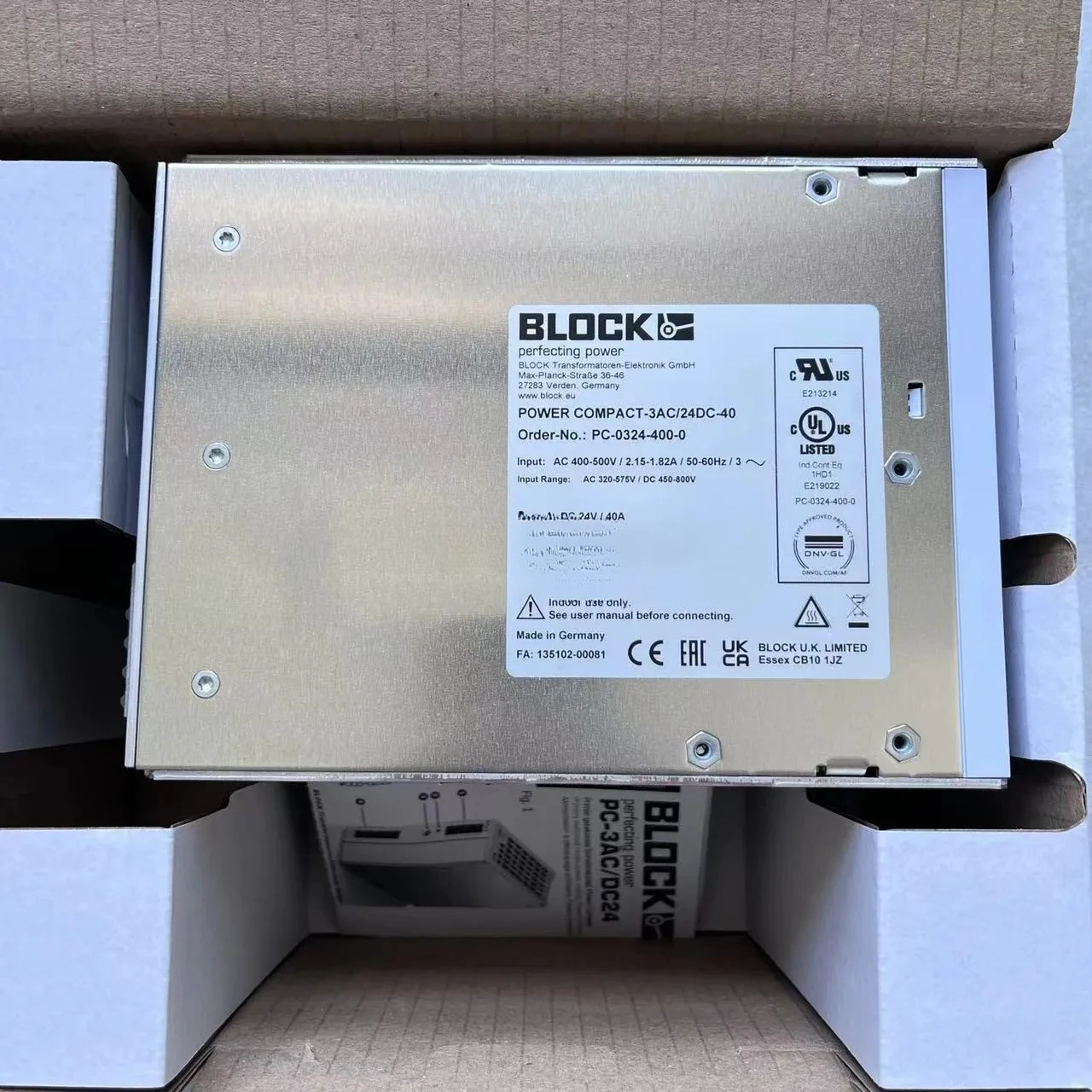 BLOCK PM-0724-400-0 Filter BLOCK PVFE 24/24-40 Filter