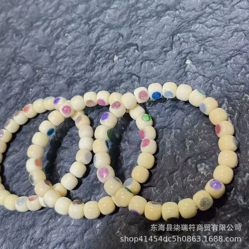 White Jade Bodhi , , Bracelet , Spacer Beads, Braided Cord, Pendant, Accessories