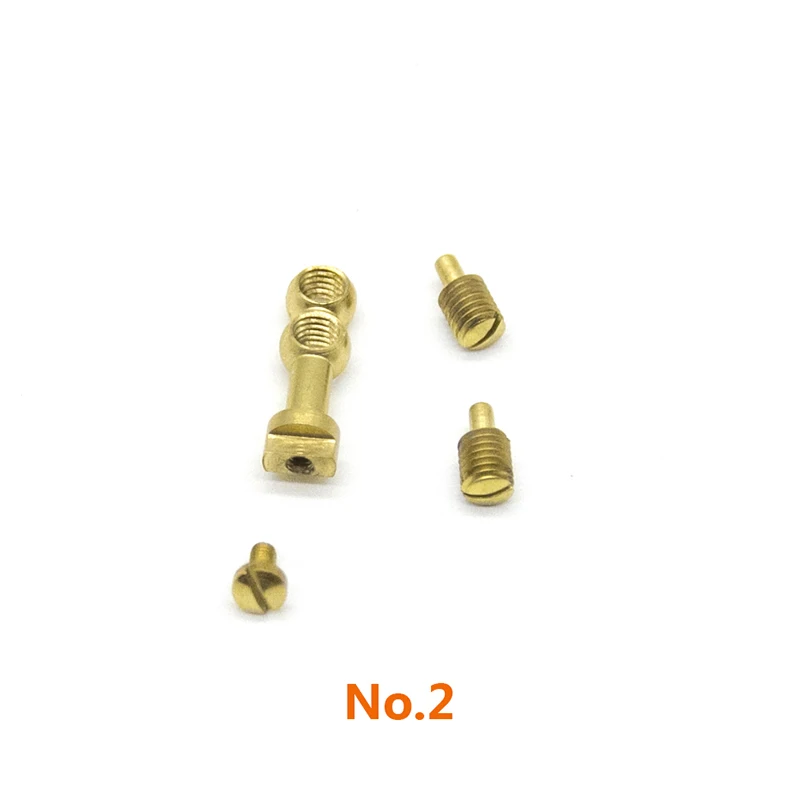1 set of Sax adjustment screw Sax screw double ball adjustment screw Saxophone adjustment screw repair parts
