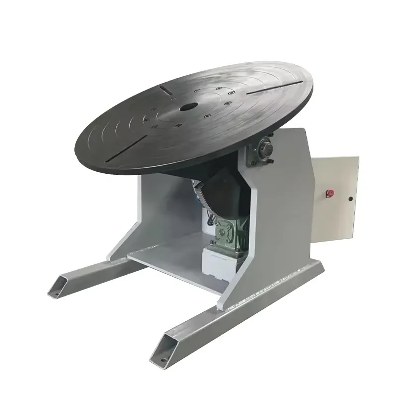 Portable Seating-type Welding Positioner Rotary Welding Table Tilting Rotating Frequency Stepless Speed Adjust 1.5 Year