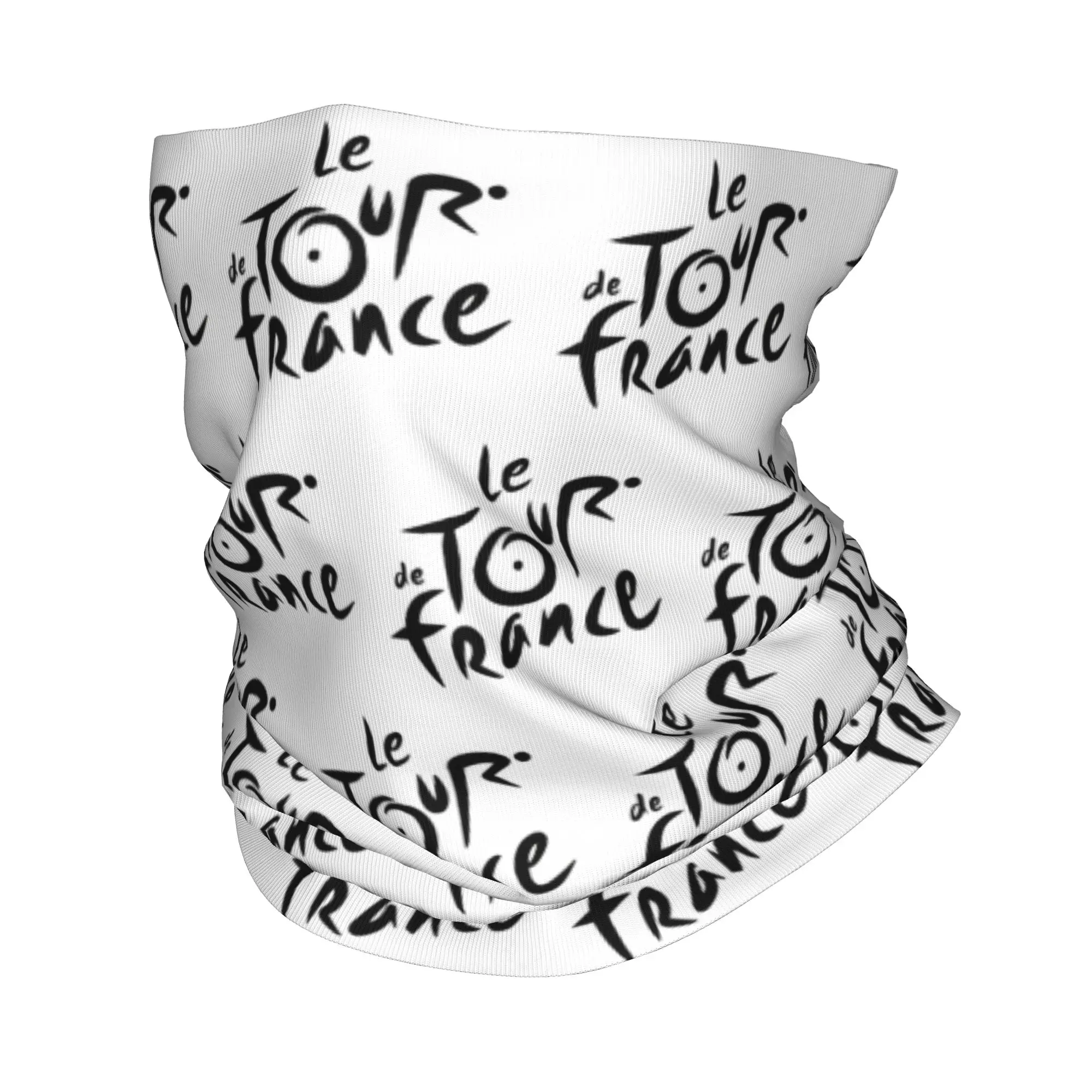 Benutzerdefinierte Frankreich TDF Tour Bandana Halswärmer Frauen Männer Winter Ski Wandern Schal Gamasche La Grande Boucle Fahrrad Rennen Gesichtsbedeckung