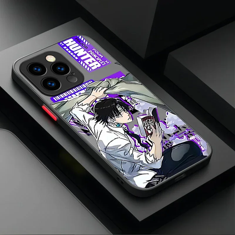 Hunter X Hunters Phone Case For iPhone 15 14 13 12 11 Pro Max mini X XR XS 7 8 6 Plus SE 2020 Matte Hard Shockproof Bumper Cover image 3