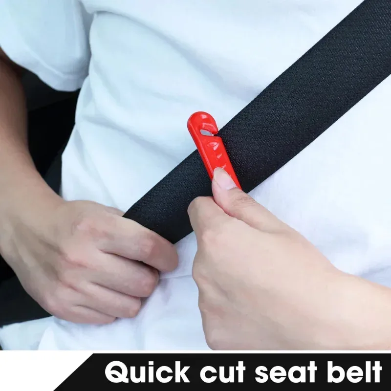 3 In 1 Car Safety Hammer Window Breaker Escape Emergency Universal Cars Buses Trucks Glass Breaking Seat Belt Cutter Tools view 2
