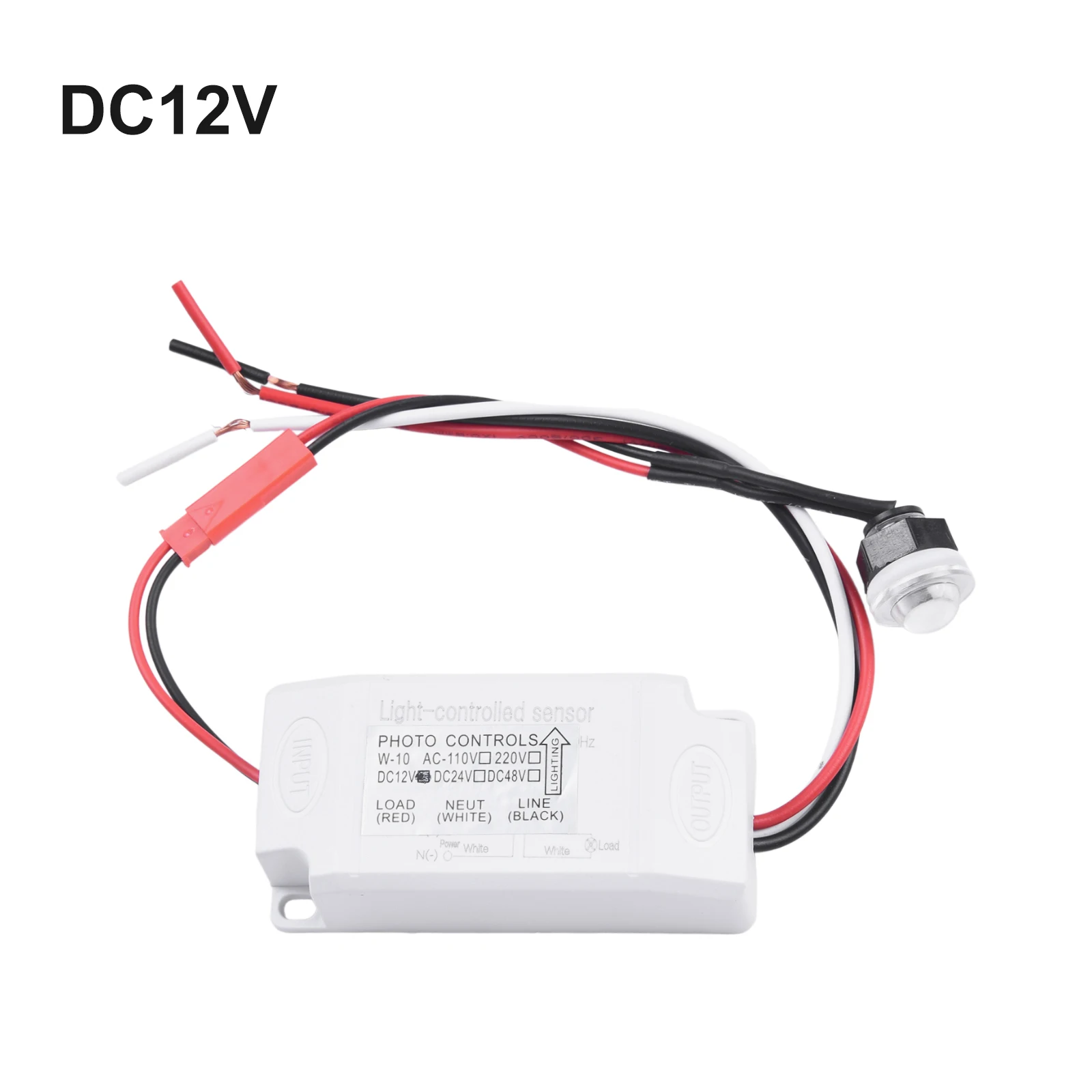 Compact Photoelectric Sensor Switch for Outdoor Lighting Control Supporting Wide Voltage DC and AC Input Range