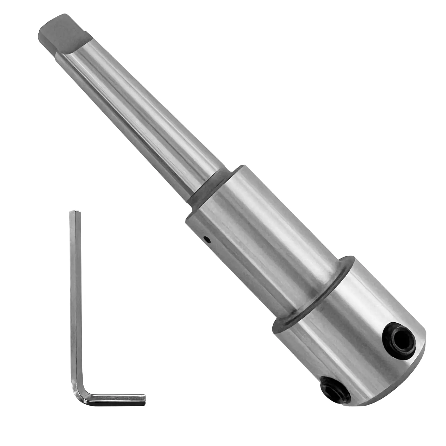 Annular Cutter Arbor, Morse Taper MT2/3 to 3/4 Inch Weldon Shank, Annular Cutter Adapter Used on Drill Press for Annular Cutters