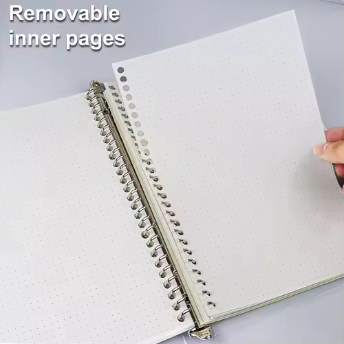 A4/B5/A5 Loose Leaf Refill Binder Notebook Blank/Line/Grid/Cornell Replacable Metal Ring Office&School Supplies Stationery - Image 4