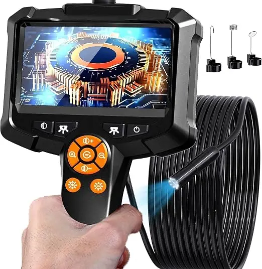 Endoscope Camera 1080P HD Borescope Inspection Camera with 4.3