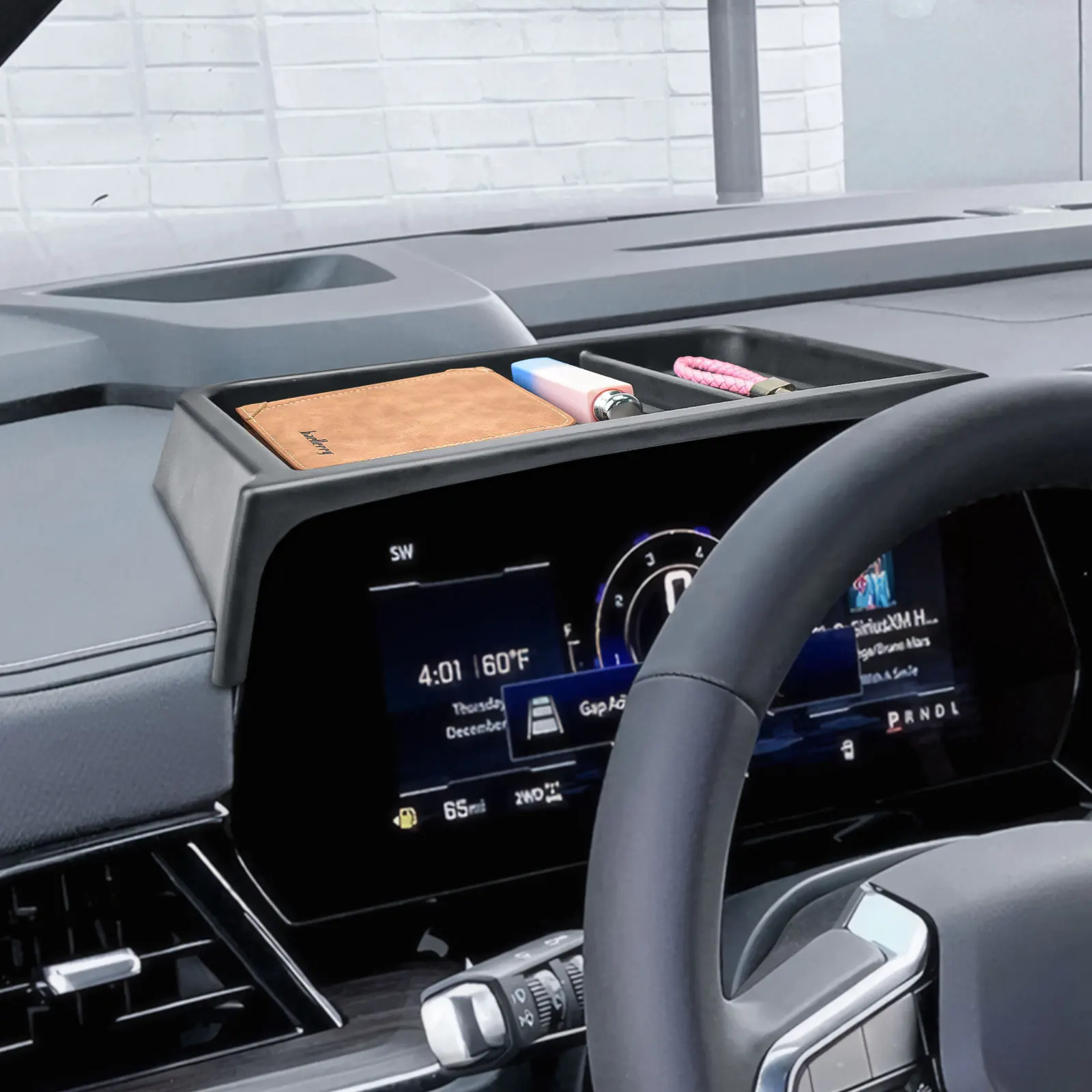 

Kptidy Dashboard Organizer Tray for Chevy 2025 Tahoe & 2025 Suburban Interior Center Console Dash Board Storage Box Accessories