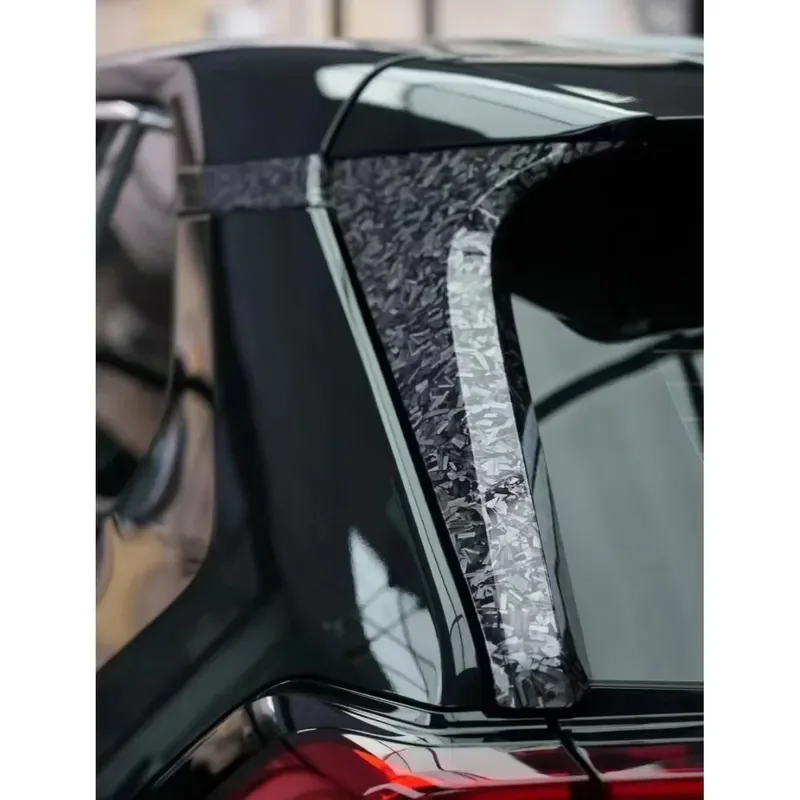 New Design 3D Carbon Fiber Car Wrap Vinyl Film Black Self-Adhesive Body Sticker Chrome PVC Roll for Protective Decorative