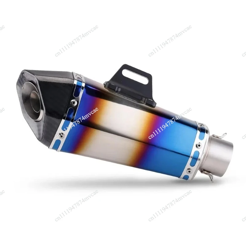 Universal 51mm Motorcycle Exhaust Muffler Racing Scooter Modified Exhaust Accessories