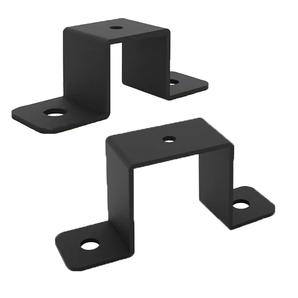 U Shaped Connector Bracket 2PCS or 4PCS Square Pipe Clamp for Water For Pipes and Balcony Railings Installation