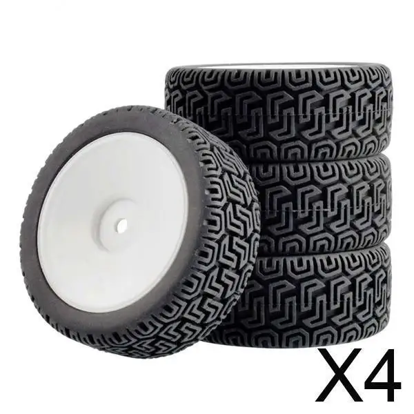 

RC Car Tires Replacement Set Rubber Tyre Accessory for 1/16 1/14 1/10 Buggy Crawler Offroad Drift Upgrade