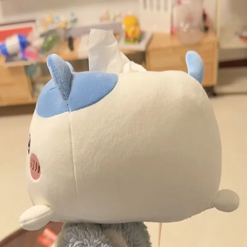 Chiikawaed Fashionable Cartoon Plush Tissue Cover Cute Desktop Decoration Small Items Cute Tissue Box Tissue Bag