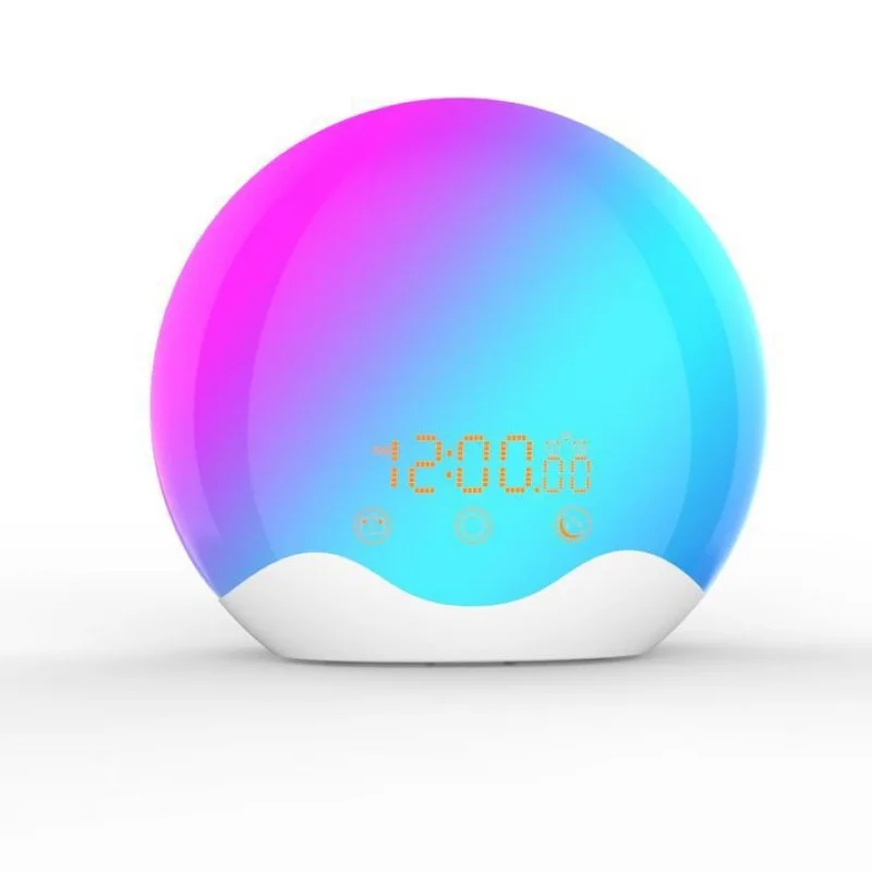 

NewLEDAlarm clock, sleep light, sunrise wake-up light, ambient light, colorful dazzling light, shell clock