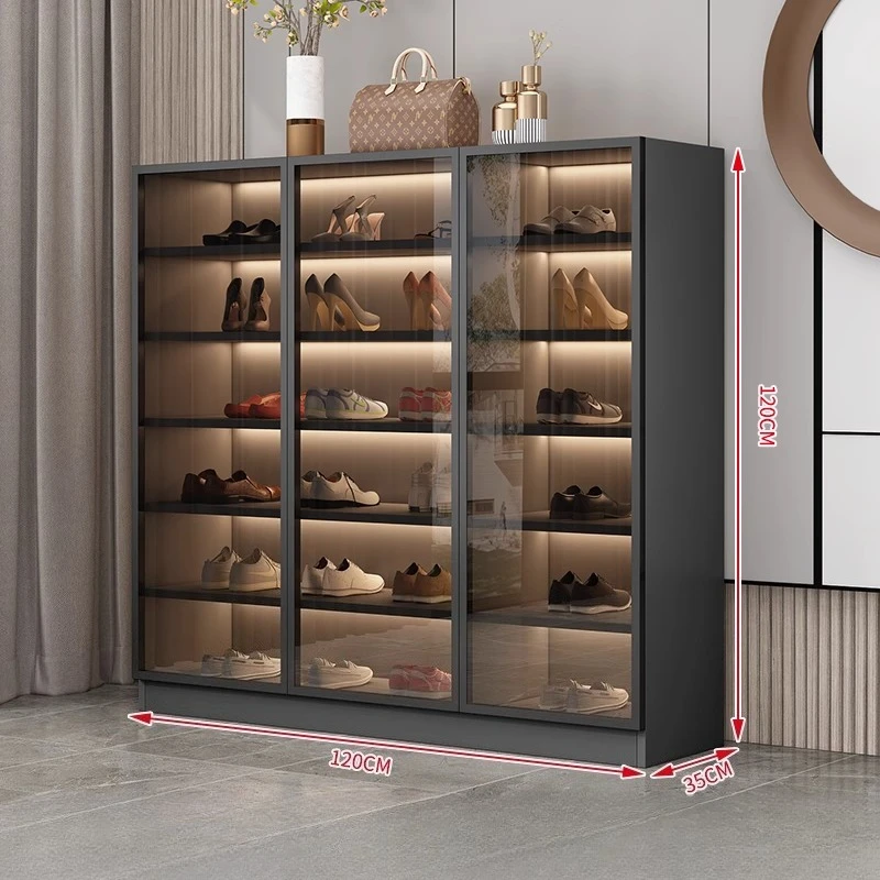 

Large Luxury Shoe Cabinet Home Living Room Cabinets Organizer Furniture Shoes Storage System Shelves Organizador De Zapatos