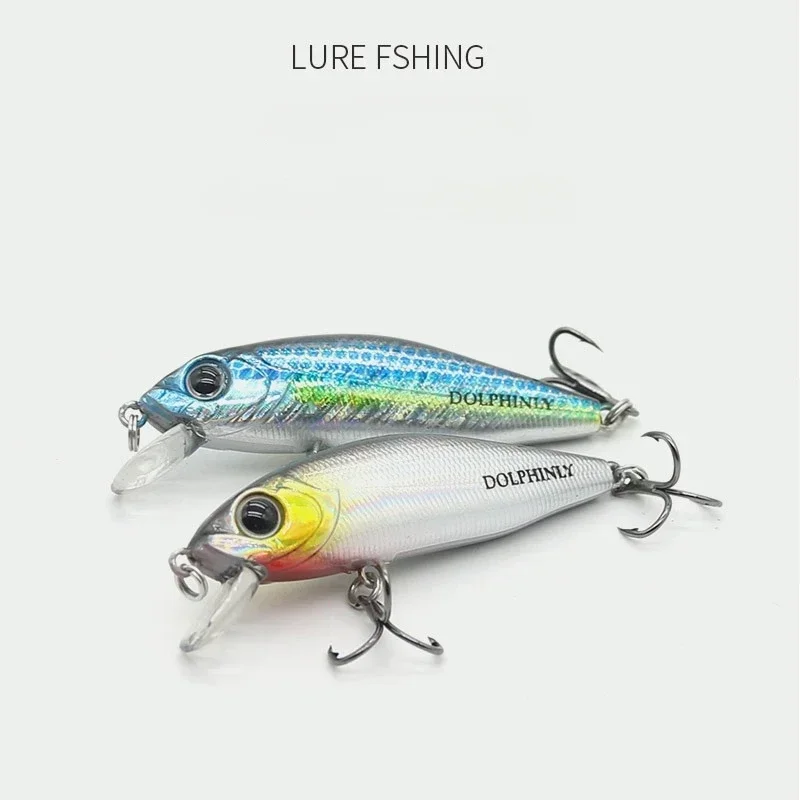 LEYDUN-iscas flutuantes de pesca minnow, wobblers para baixo e pique, iscas duras, sistema ruído, alta qualidade, quente, jack,