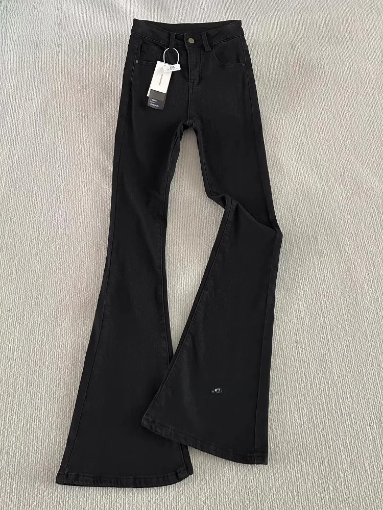 

Мужские зимние джинсы Bla с высокой талией, прямые, облегающие, с подкладкой, в американском стиле High Street, с эффектом стройности