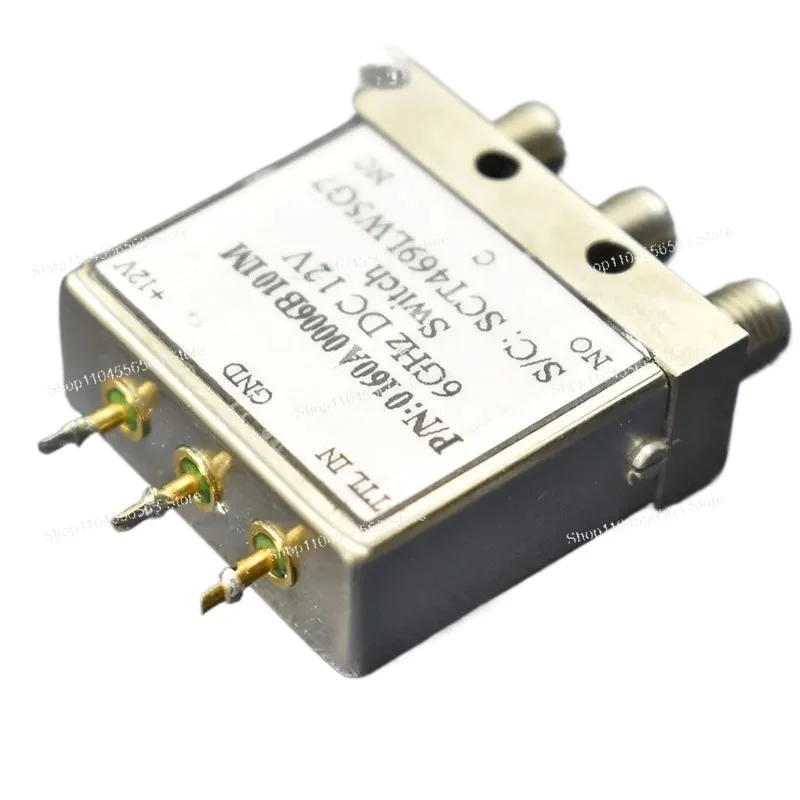 

Коаксиальный радиочастотный коммутатор с управлением TTL — интерфейс SMA, 12 В SPDT, электромагнитный, 6 ГГц постоянного тока