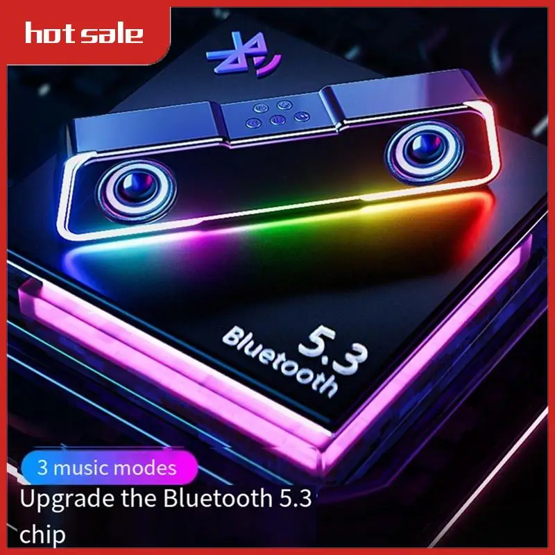

Bluetooth Speakers With USB Wired Computer Desktop Home Portable Multifunction Desktop Bluetooth LED Mini Speaker